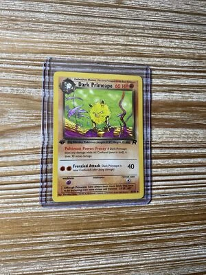 $18.79 • Buy Dark Primeape 43/82 1st Edition Team Rocket Pokemon Card NM-Mint