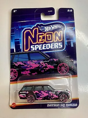 2024 HOT WHEELS Neon Speeders - Datsun 510 Wagon (Black #2) • $15