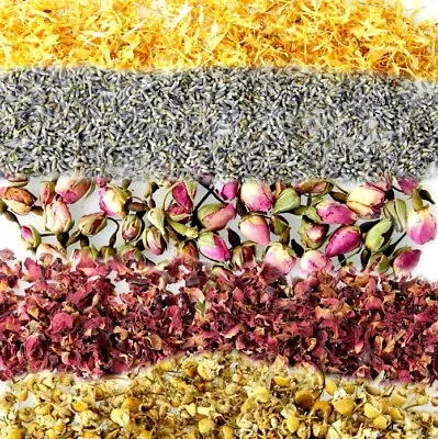 £3.40 • Buy  Dried Petals Dried Flowers Herbal Tea Edible Cooking Tonic Cocktail Garnishes