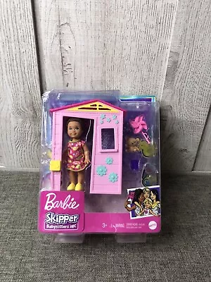 Mattel Barbie Skipper Babysitters Inc Toddler Girl Doll With Pink Playhouse • $17.99