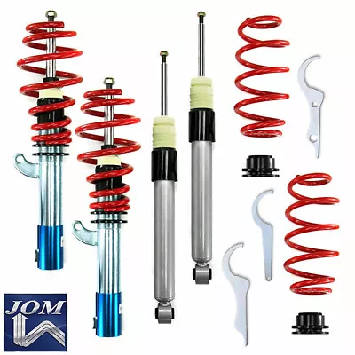 $329.90 • Buy JOM VW Golf GTI R Jetta MK6 Height Adjustable Coilover Suspension Lowering Kit -