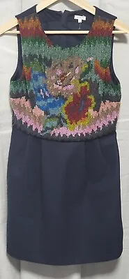 MANOUSH Luxury Designer Ladies Wool Mini Dress With Bead Detailing. UK12 • £49