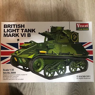 1/35 British Light Tank Mark VI B Vulcan Models  • $50