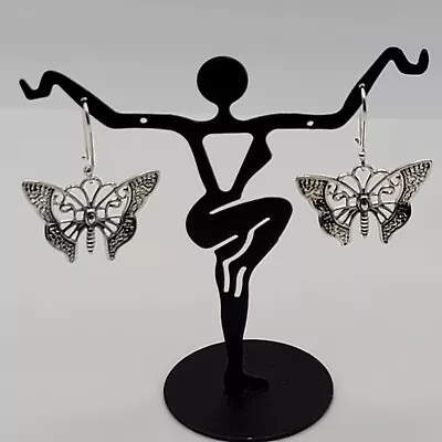 Taxco Mexico 925 Butterfly Dangling  Earrings Mexican  • $38