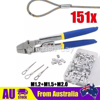 Cable Crimping Plier 1.2-2mm Wire Crimper Terminal Anderson Plug Crimp Tool X151 • $30.88