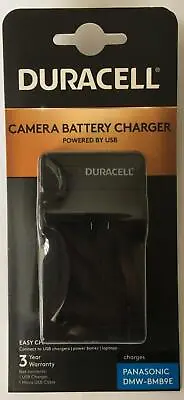 DMW-BMB9E Battery Charger For Panasonic FZ100 FZ150 FZ40 FZ45 FZ47 FZ48 Duracell • £32.38