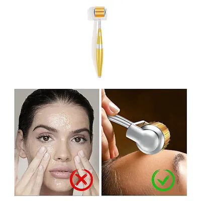 Derma Roller Titanium Micro Needle Skin Scars Anti Aging Dermaroller Wi • $12.84