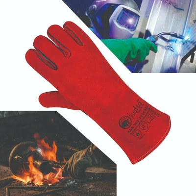 £7.99 • Buy Heat Resistant Welding Work Gloves BBQ, Oven, TIG, MIG Thermal Gloves 