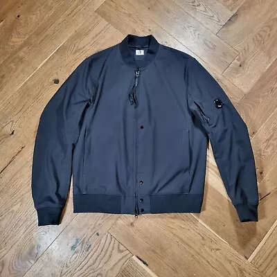 CP Company Soft Shell Bomber Jacket 52 XL Black Excellent Condition  • £109.99