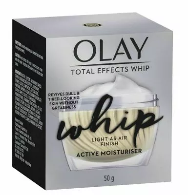 $24.50 • Buy Olay Total Effects Whip Light As Air Finish Active Moisturiser 50g 