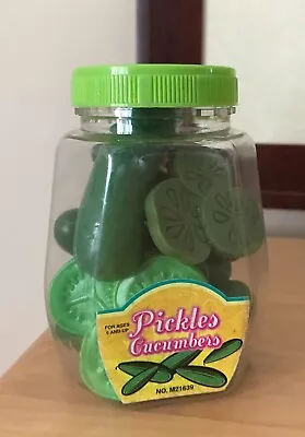 Boley● Fisher Price Play Food● Rare 2005 Jar 7 Pickles Whole + Sliced ~very Nice • $36.99