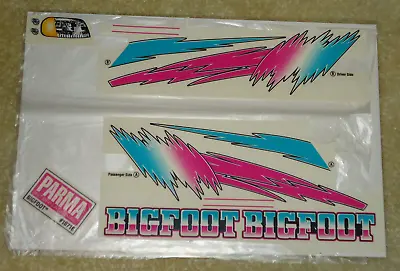 1998 Parma 1:10 R/C Bigfoot Monster Truck Lightning Body Decals #10716- Pls Read • $79.97