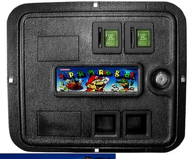 Super Mario Bros Pinball Coin Door Decal • $15.99