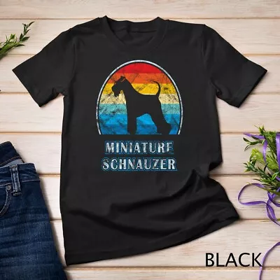 Miniature Schnauzer Vintage Design Dog Unisex T-shirt • $16.99