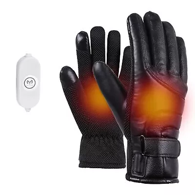 Heated Gloves Hand Warmers - USB Heated Motorcycle Gloves  Touchscreen Gloves • $18.06