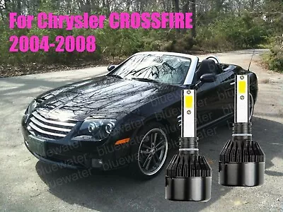 LED ForChrysler CROSSFIRE 2004-2008 Headlight Kit H7 6000K CREE Bulbs HIGH Beam • $25.06