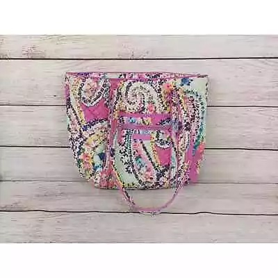 Vera Bradley Wildflower Paisley VBJ17 Shoulder Bag Purse • $24.26