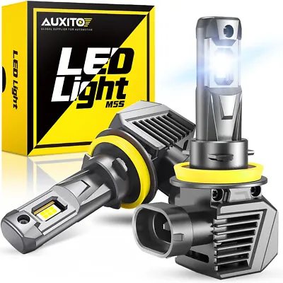AUXITO H11 LED Headlight Kit Low Beam Bulb Canbus Super Bright 6500K White 120W • $32.99