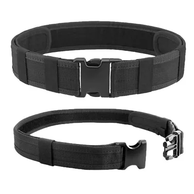 Heavy Duty Quick-Release EDC Belt Tactical Nylon Gun Belt For Military Training • $10.98