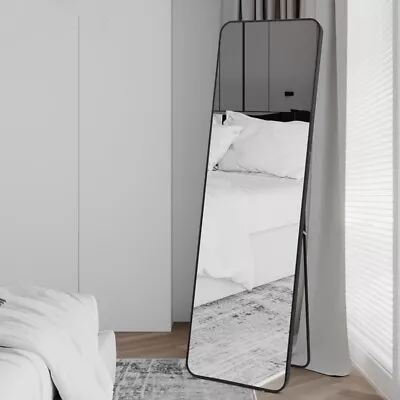 Full Length Tilting Floor Mirror Dressing Free Standing/Wall Mounted Long Mirror • £32.95