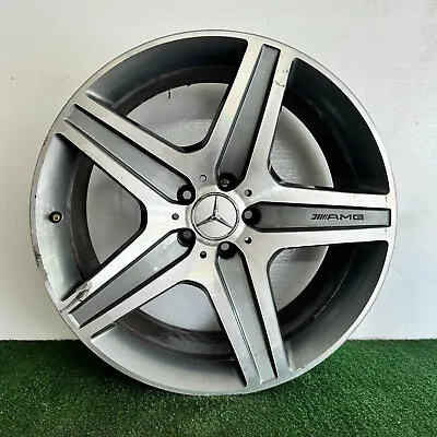 Used 20  X 10  Machined Grey Factory OEM Wheel Rim 2009 Mercedes Benz ML63 • $346.29