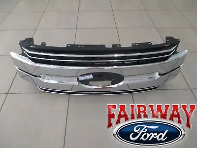 17 Thru 19 Super Duty F250 F350 F450 F550 OEM Ford XTRA Chrome Grille W/o Emblem • $868.95