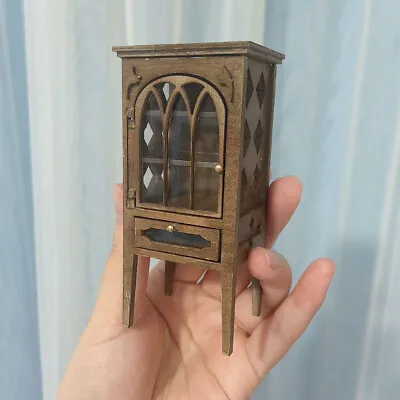 1:12 Scale Dollhouse Miniature Furniture Unfinished Victoria Witch Study Cabinet • $11.69