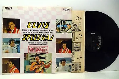 ELVIS PRESLEY Speedway Soundtrack LP EX-/EX LSP-3989 Vinyl Album Usa • $104.57