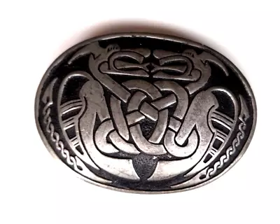 Celtic Dragon  Knot  Belt Buckle St Justin 1994 • $19.99