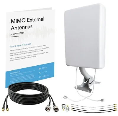 MIMO 2x2 Panel Antenna Kit | 4G LTE & 5G Hotspots & Routers • $199