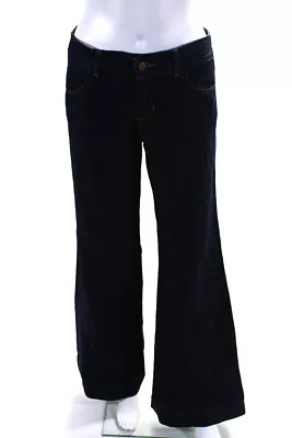 J Brand Womens Blue Mid-Rise Dark Wash Wide Leg Jeans Size 26 • $42.69