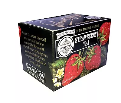 Mlesna Strawberry Ceylon Tea In 25 Tea Bags 50g(1.76oz) • $9.90