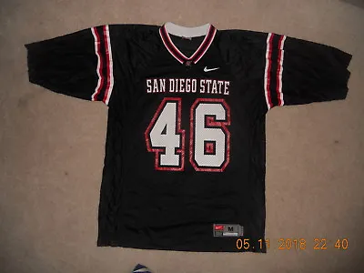 $100 • Buy SDSU San Diego State Aztecs Nike Football Jersey #46 Authentic Team Apparel Rare