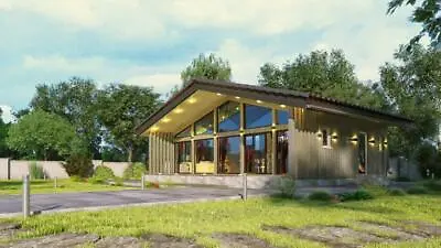 $81900 • Buy 745 Sq.ft Eco Solid Timber Airtight Panel House Kit Mass Wood (clt) Home Prefab 