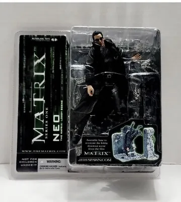 Mcfarlane Matrix Series One Neo Action Figure Lobby Shootout Scene NEW • $32.99