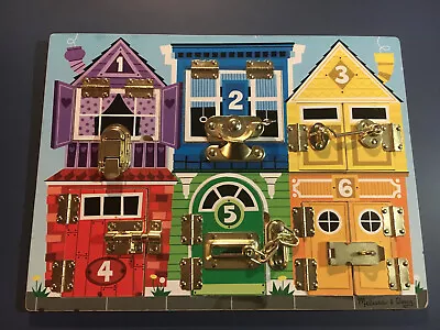 Melissa & Doug Latches Board With Animal Friends • $16.99