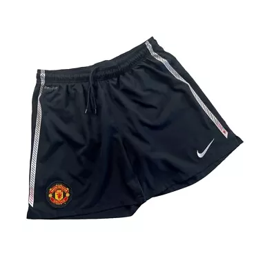 Manchester United 2010/1 Nike Away Football Shorts M Mens Training Soccer Pants • $19.95