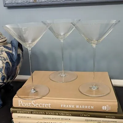 Set Of 3 Vintage Ultra Thin Martini Glasses • $38