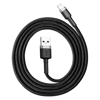 $13.95 • Buy Baseus USB-A To Lightning Cafule Tough Cable 50cm - Gray