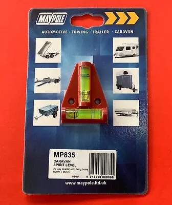 1 X 2x Way Spirit Leveller Red For Caravans/Horseboxes/Trailers/Boxvans MP835 • £3.95