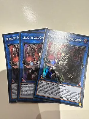 Yugioh Dharc The Dark CharmerGloomy BACH-EN049  Super Rare  1st Edition NM • £4.50