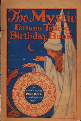 VINTAGE 1930s MYSTIC FORTUNE TELLING BOOK HOROSCOPE PE-RE-NA Tonic Snake Oil • $37.95