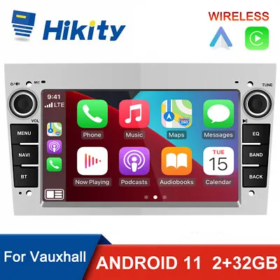 2+32GB Android 11 Carplay Stereo Radio For Vauxhall Corsa C Antara Zafira Vivaro • £109.99
