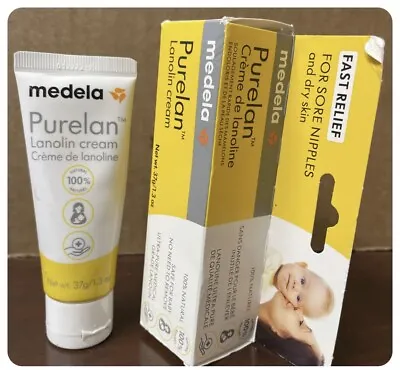 Medela Purelan Lanolin Nipple Cream For Breastfeeding 100% All Natural Singl... • $9.96