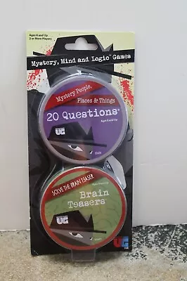 20 Questions & Brain Teasers: Mystery Mind And Logic Games NEW • $12.77