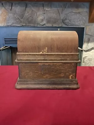 Antique Edison Phonograph Oak Case Circa 1920 (CASE ONLY)!!  • $50