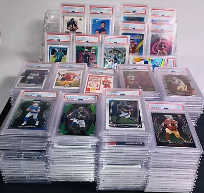 NFL PSA ROOKIE MYSTERY PACK 🔥 PSA Slab In Every Pack + 5 RC Patch Auto #d SP 💥 • $29.99