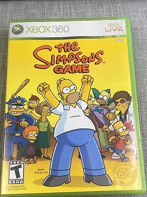 The Simpsons Game (Microsoft Xbox 360 2007) CIB Complete W/ Manual - Tested! • $57.95