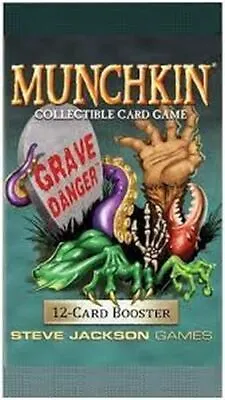 4x  Grave Danger: Booster Pack New Sealed Product - Munchkin CCG • $20