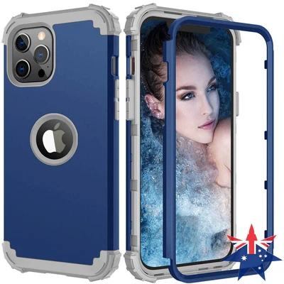 $12.89 • Buy Slim Case Hybrid 3 In 1 Shockproof Cover For IPhone XS XR 7 Plus 8 Plus SE3